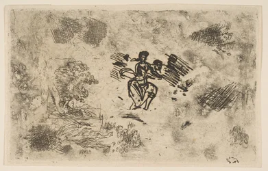 Siedząca kobieta i inne szkice, ca. 1630-33.