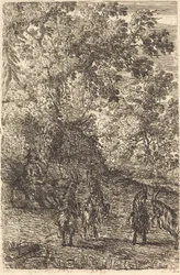 Pasterz z czterema kozami (Les quatre chèvres)