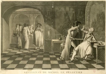 Zabójstwo deputowanego Louisa-Michela Le Peletiera de Saint-Fargeau, 20 stycznia 1793