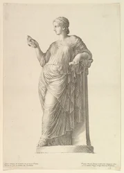 Starożytna statua Muse Thalia, 1669.