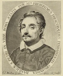 Girolamo Frescobaldi (1583-1643), rycina wykonana przez Claude