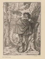 James Howell oparty o drzewo Strona tytułowa dla: James Howell, Dendrologie (...), 1641