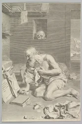 Św. Hieronim modlący się w swojej celi Św. Hieronim Pokutnik, 1665.