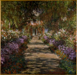 Allee w ogrodzie Giverny