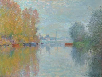 Jesień nad Sekwaną, Argenteuil 1873 (olej na płótnie)