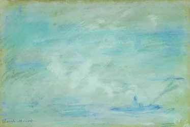 Łódź na Tamizie, efekt zamglenia; Łódź na Tamizie, efekt mgły, 1901