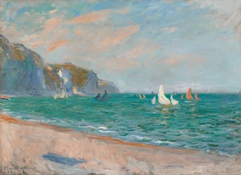 Łodzie Pod Klifami Pourville; Łodzie przed klifami Pourville, 1882