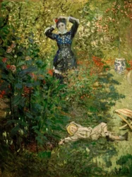 Camille i Jean w ogrodzie Argenteuil