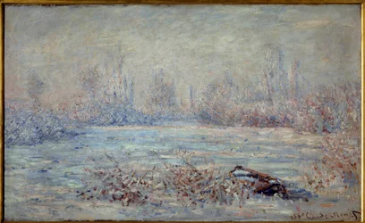 Mróz koło Vetheuil w 1880 r. Obraz Claude