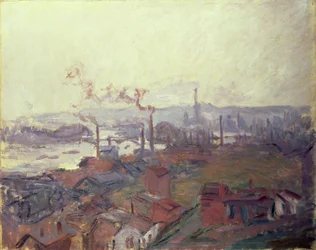 Widok ogólny Rouen z Banku św. Katarzyny, ok. 1892 r.