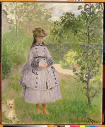 Dziewczyna w ogrodzie, 1873