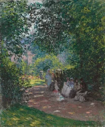 W parku Monceau, 1878