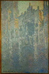 La Cathedrale de Rouen, mgła (olej na płótnie)