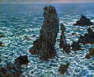 Piramidy w Port-Coton, Belle-Île-en-Mer, 1886
