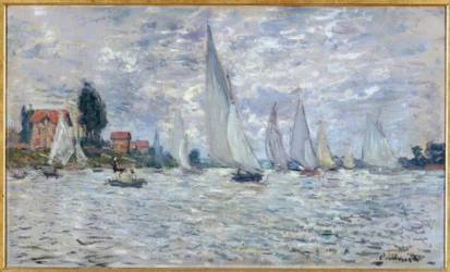Łodzie. Regaty w Argenteuil