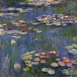 Lilie wodne w Giverny - Obraz Claude