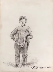 Monet - Chłopiec na wsi, 1857, 2013.985