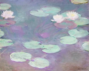 Różowe lilie wodne, Claude Monet