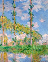 Topole w słońcu, 1891