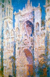 Katedra w Rouen, harmonia błękitu i złota, 1894