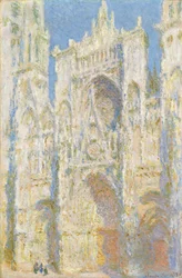 Katedra w Rouen, fasada zachodnia, światło słoneczne, 1894.