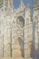 Katedra w Rouen w pełnym słońcu: harmonia w błękicie i złocie, 1894