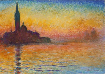 San Giorgio Maggiore o zmierzchu