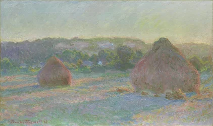 Stosy pszenicy, koniec lata, 1890-91