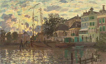 Tama w Zaandam, wieczór 1871.