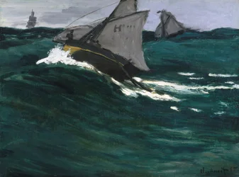 Zielona fala, ok. 1866-67 (olej na płótnie)