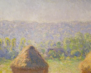 Stogi siana albo Koniec lata, w Giverny, 1891, detal 19132