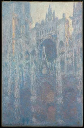 Portal katedry w Rouen w świetle poranka
