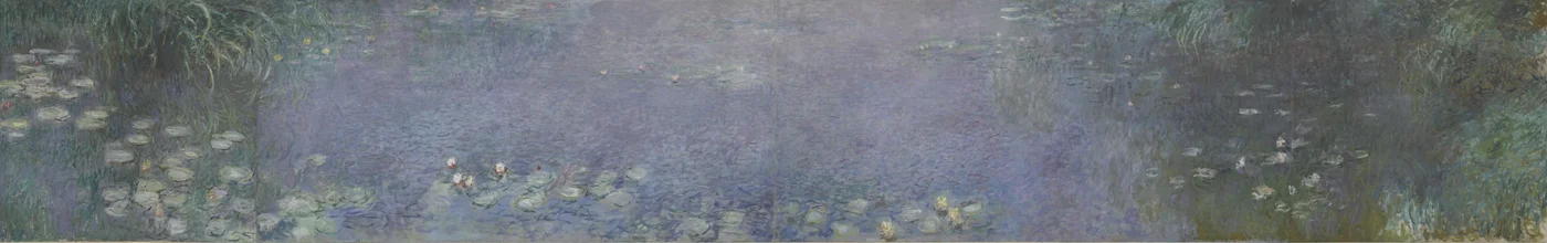 Lilie wodne - odbicia drzew, 1914-1926