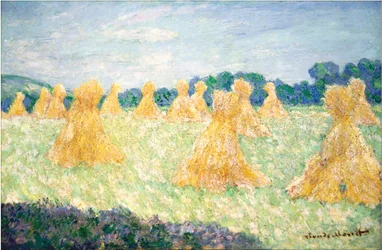 Młode damy Giverny, efekt słońca, 1894