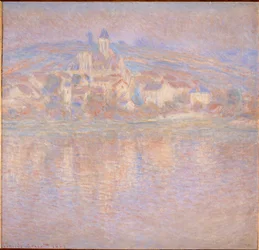 Vetheuil, zachód słońca (obraz na płótnie)