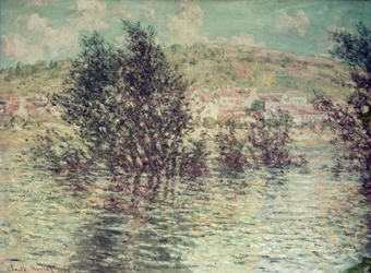 Vétheuil, widok na Lavacourt