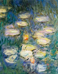 Lilie wodne, Claude Monet, detal