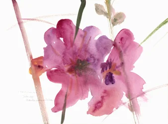 Malwy, 1988 (akwarela)