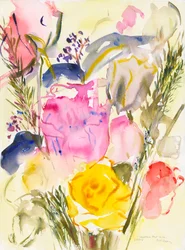 Róże, 2006, (akwarela na papierze)