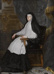 Maria Anna von Österreich, Gemahlin König Philipps IV von Spanien, als Witwe Maria Austriacka, małżonka króla Hiszpanii Filipa IV, jako wdowa