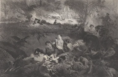 Sny o polowaniu, 1858.