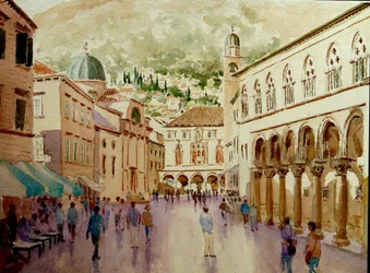 Dubrownik, 2010 (akwarela)