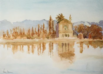 Menara, zachód słońca, 2000 (akwarela)