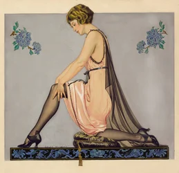 Ilustracja do broszury Holeproof Hosiery Company, 1922.