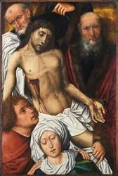 Zdjęcie z krzyża - Obraz Colijna De Cotera (ok. 1440 lub 1445-1522 lub 1532), olej na drewnie, ok. 1500, 98x65 cm - Zdjęcie z krzyża, olej na drewnie Colijna De Cotera - Museo de Bellas Artes de Bilbao