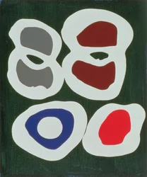 Przecięcie, 1998 (akryl na płótnie)