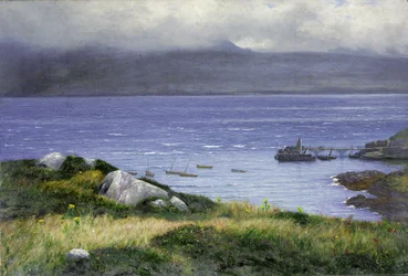 Widok z Lamlash, 1882