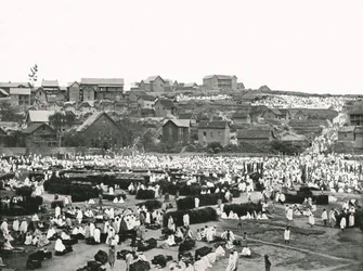 Rynek, Antananarywa, Madagaskar, 1895.