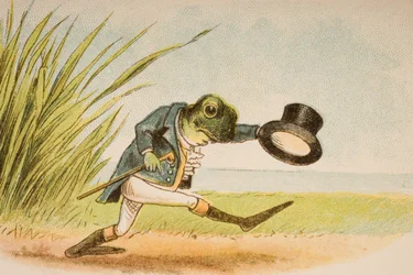 A Frog He would A-Wooing Go, z książki „Old Mother Goose