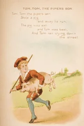 Tom, Tom, syn dudziarzy, z książki „Old Mother Goose